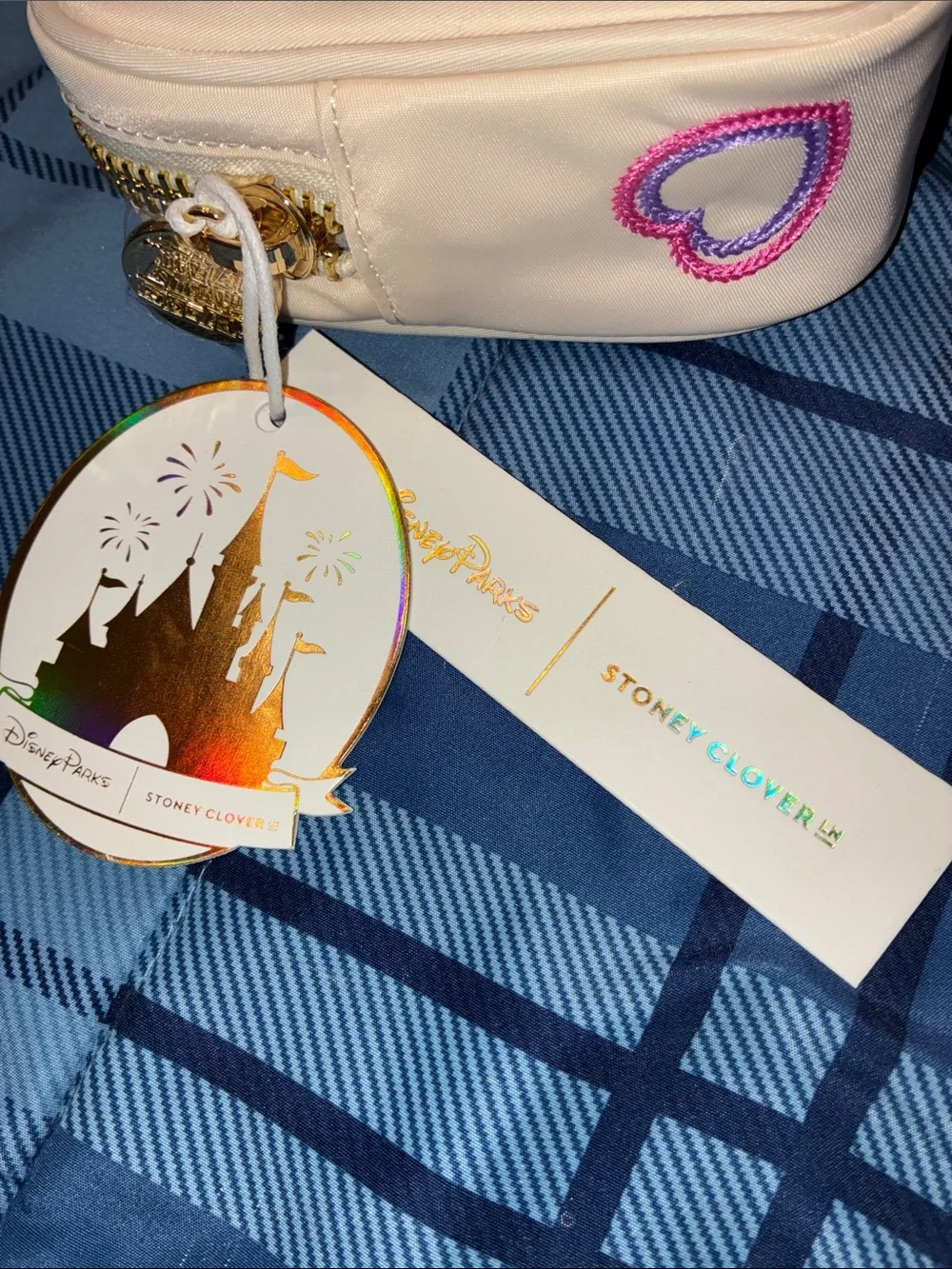 NWT Disney Parks X Stoney Clover Lane it’s a small world bag